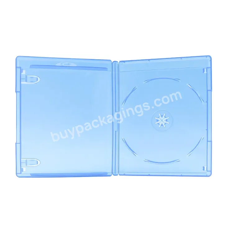 Weisheng Empty Blu Ray Cd Case Plastic Box Bluray Ddisc 50gb Slim Blu-ray Movies Case 14mm Single Bluray Box