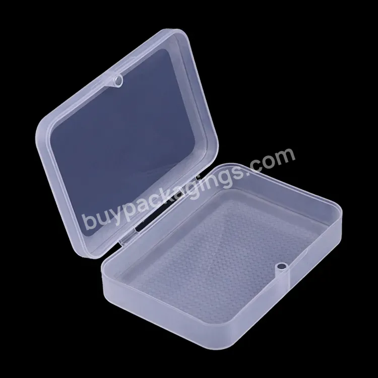 Weisheng Empty Multifunctional Plastic Frost Compartments Small Accessory Magnetic Buckle Organizer Case