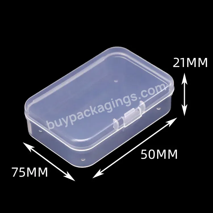 Weisheng Empty Small Plastic Bead Compartments Display Packing Case