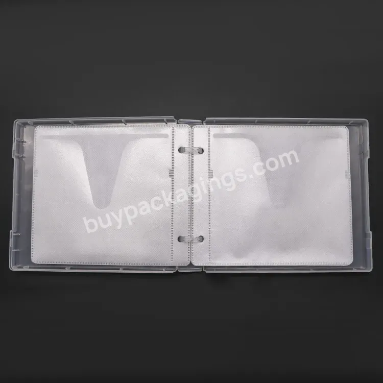 Weisheng Hot Sale Cd Dvd Plastic Sleeve Cardboard Cd Printing Paper Cd Sleeves For 12 Discs