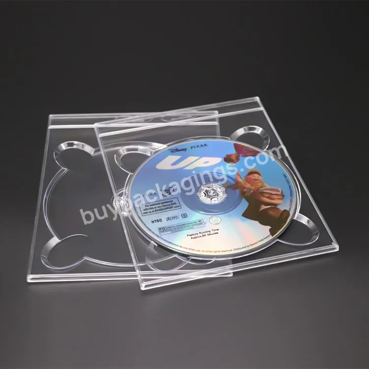 Weisheng Hot Sale Single Cd Dvd Digitray Long Storage Packing Digi Tray 4.5mm 1-bluray