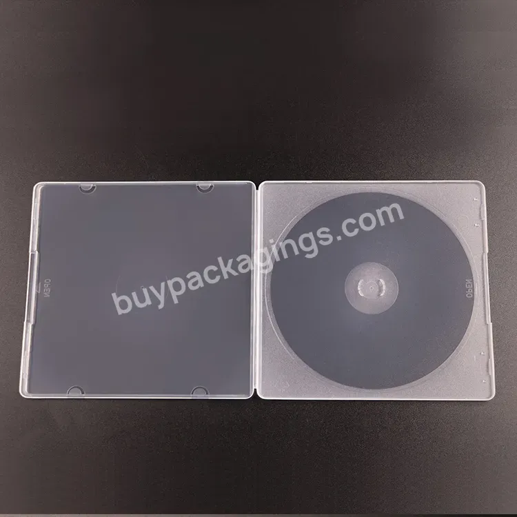 Weisheng Manufacturer 5mm Standard Clear Cd/dvd Pp Storage Case Plastic Single Jewel Cases