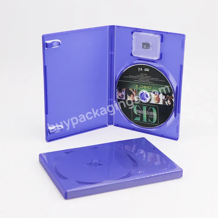 Weisheng Plastic Cd Video Game With Gaming Sd Card Box Blue Game Case For Ps2 Ps3 Ps4 Playstation 2 Game Boy