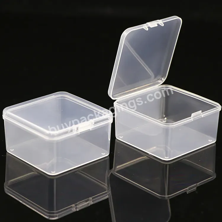 Weisheng Plastic Custom Color And Logo Clear Stikynot Storage Case Tool Storage Case Toy Packing Box Jewelry Box