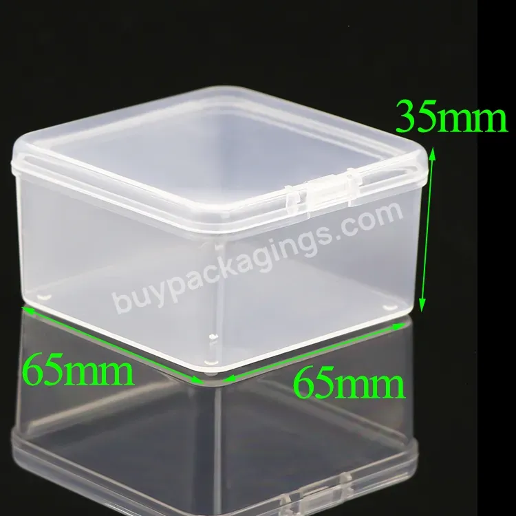 Weisheng Plastic Custom Color And Logo Clear Stikynot Storage Case Tool Storage Case Toy Packing Box Jewelry Box