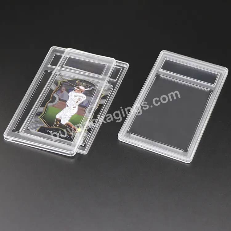 Weisheng Plastic Graded Card Empty Case Trading Igs Ultrasonic Card Slab - Buy Sports Card Slab,Graded Card Empty,Ultrasonic Card Slab.