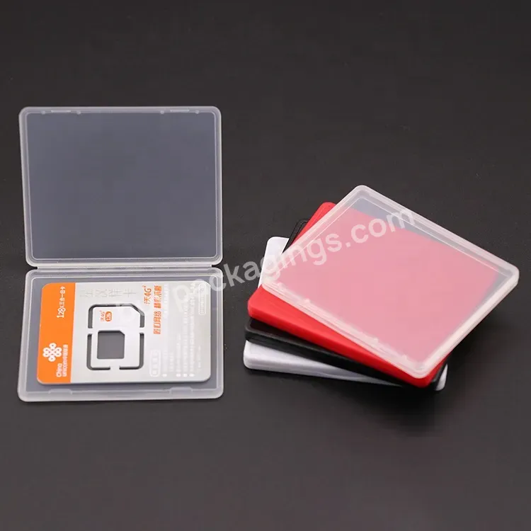 Weisheng Plastic Packaging Boxes Clear Business Card Holder Slim Pp Sim Card Adapter Pp Case - Buy Pp Case,Sim Card Adapter,Business Card Holder.