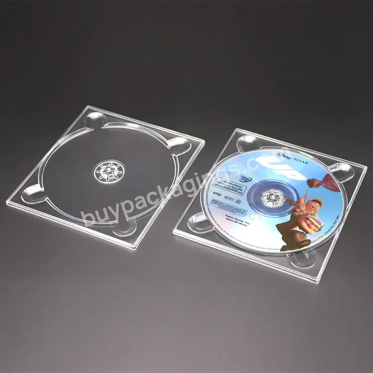 Weisheng Ps Clear Plastic Cd Dvd Single Digi Holder Tray