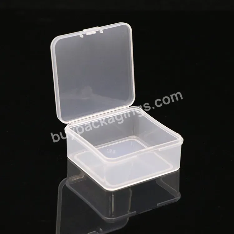 Weisheng Pvc Packaging High Transparency Visible Plastic Mini Storage Box Plastic Storage Box Container Plastic Storage Box