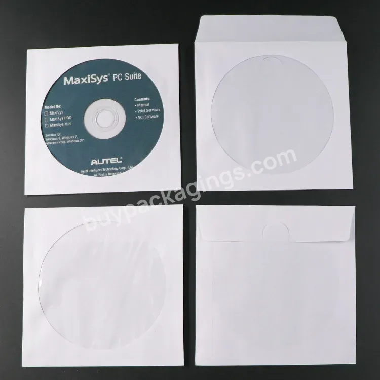 Weisheng Storage Single Cd Packaging Paper Sleeve Dvd Envelope Packaging Jewel Cases Amaray Cd Paper Sleeves - Buy Cd Paper Sleeves,Amaray Cd Sleeve,Cd Packaging Paper Sleeve.