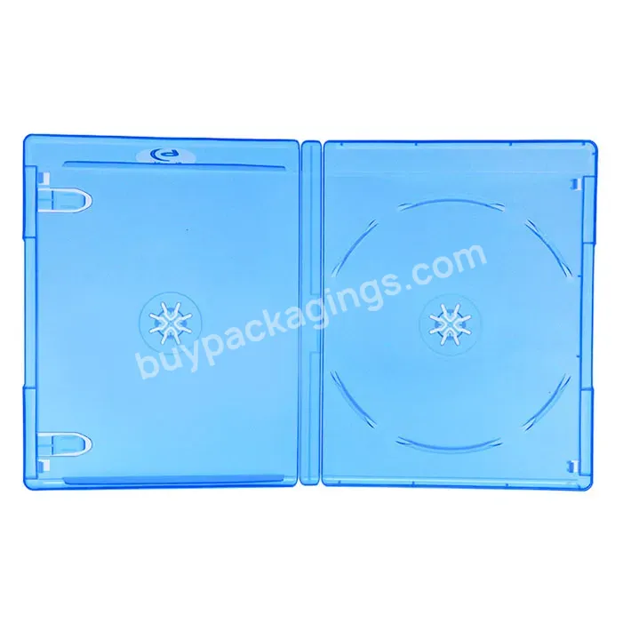 Weisheng Wholesale 14mm Blu-ray Dvd Case Blu Ray Cd Dvd Case Double Pp Cd Bluray Case