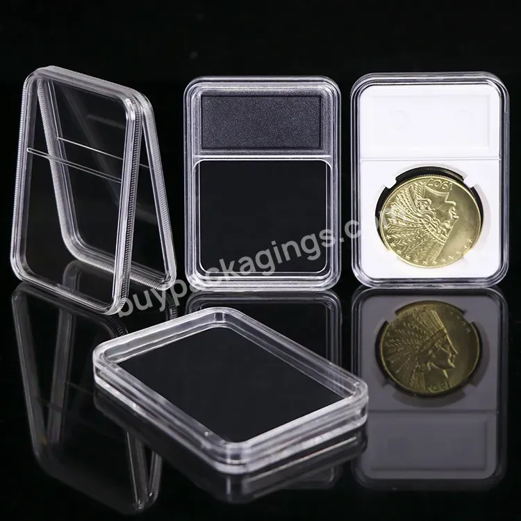 Weisheng Wholesale Coin Collection Box Display Graded Coin Slab Grade Collective Acrylic Plastic Slab Holder Euro Coin Case - Buy Euro Coin Case,Coin Collection Box,Graded Coin Slab.