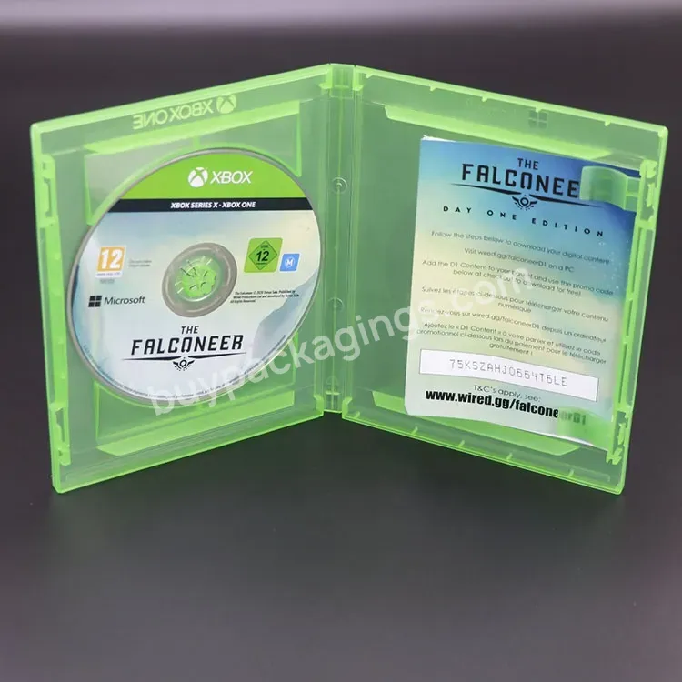 Weisheng Wholesale Custom Plastic Video Cd Dvd Single Disc Game Case For Xbox 360 Hdd Xbox One Xbox One S Series