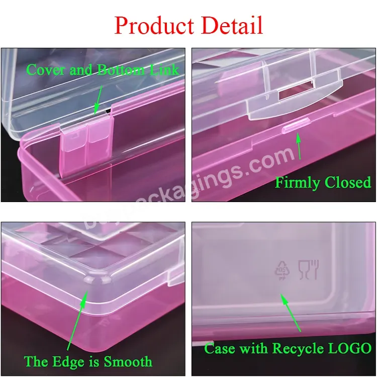 Weisheng Wholesale Stationery Pencil Case School Clear Pp Large Pencil Box - Buy Large Pencil Box,Pencil Case School,Stationery Pencil Case.