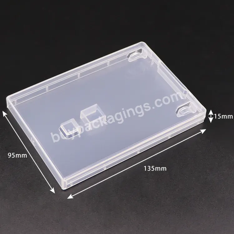 Weisheng Wholesale Transparent Case For Usb Flash Drive Container Custom Small Usb Box Plastic Usb Holder Case