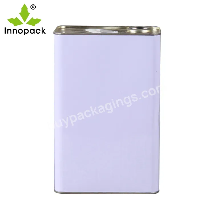 Well Designed 1l Metal Rectangular Tin With Screw Lid