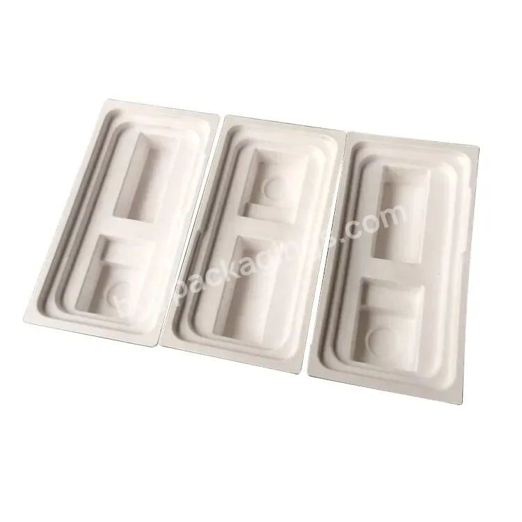 Wet Press Molded Fiber Tray White Paper Pulp Tray Mobile Phone Molded Paper Pulp Packing Inner Tray - Buy Molded Paper Pulp Packing Inner Tray,Paper Pulp Tray,Molded Fiber Tray.