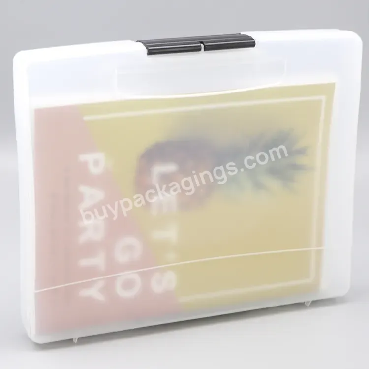 White Clear Large Capacity Office Supplies Printer Paper Storage Container Plastic Document Holder Clear File Folder Case - Buy Plastic Document Holder,Clear File Folder,File Document Case.