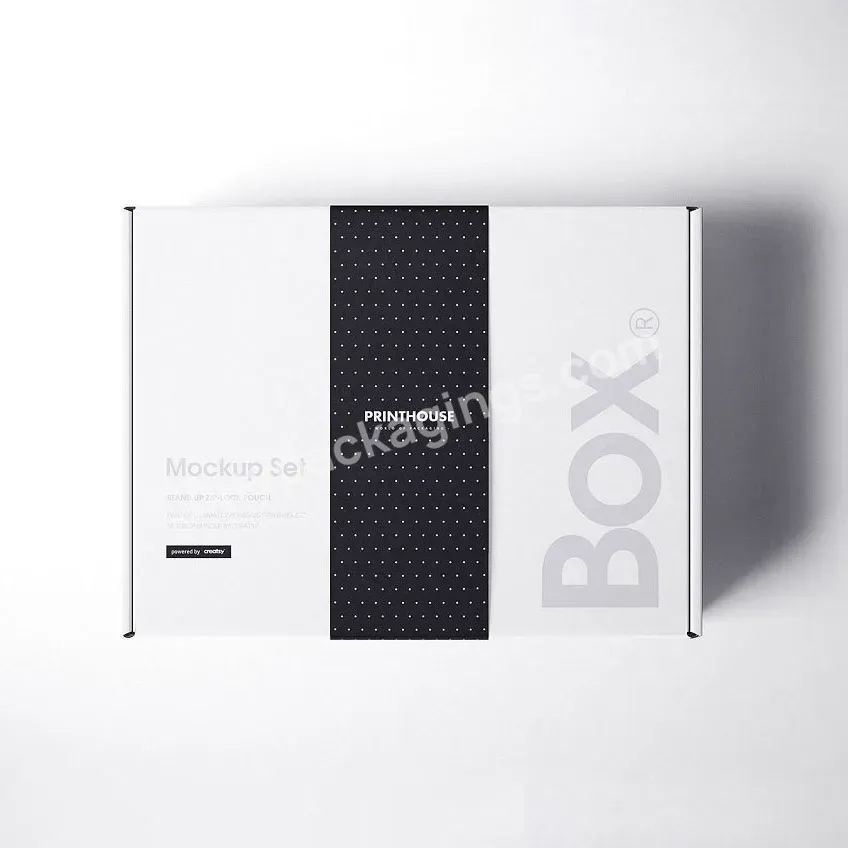 White Colorful Hot-selling Custom Cardboard Clothing Logo Mailer Box