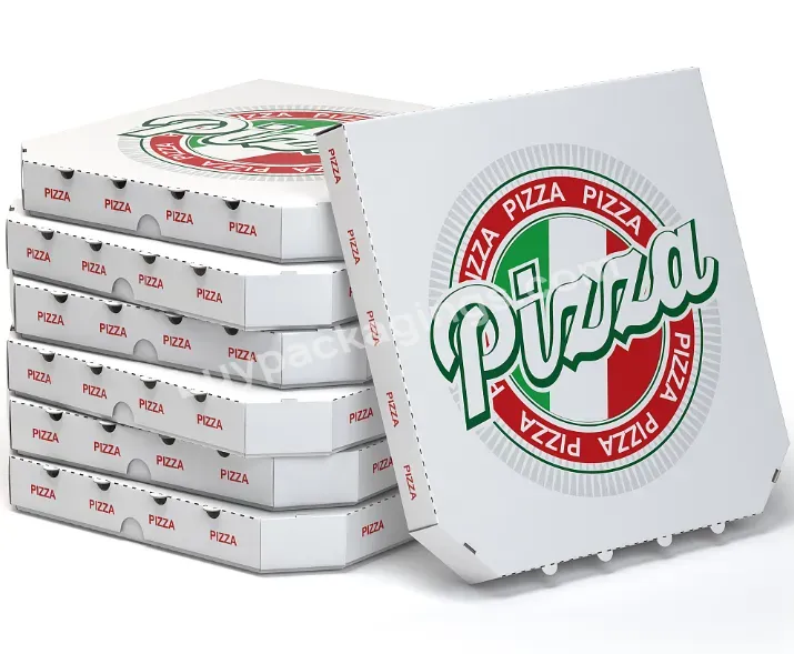 White Custom Pizza Takeaway Box 33x33