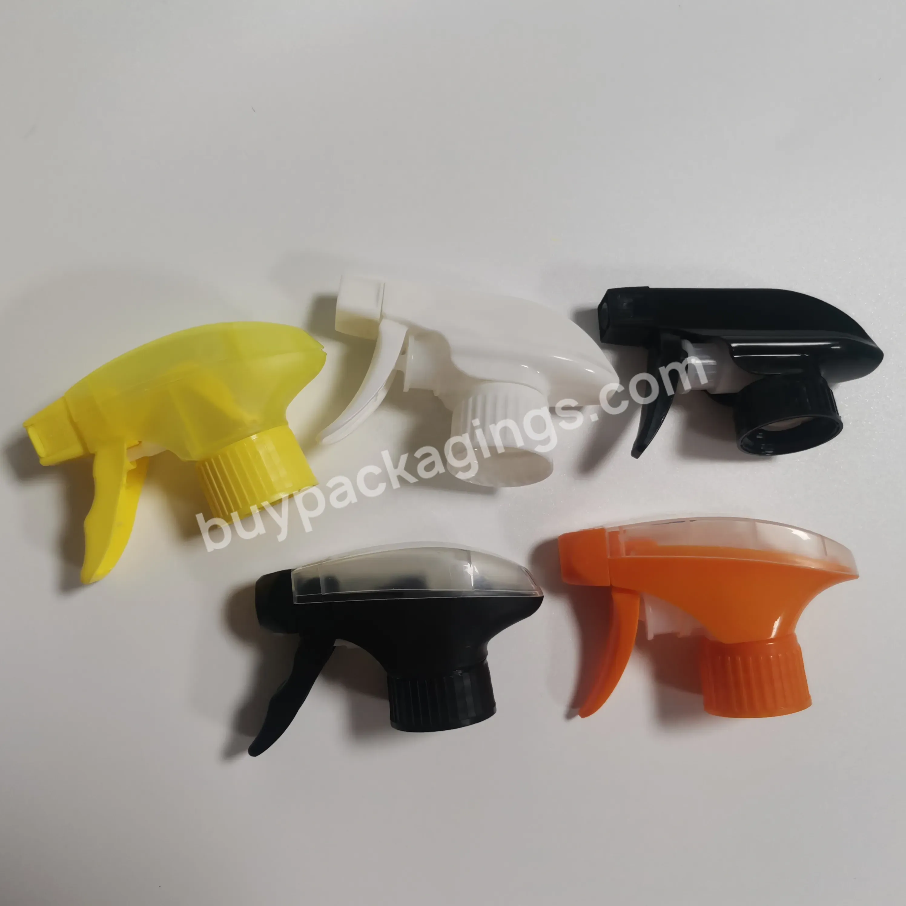 White Customcolor Plastic Lock Trigger Spray Bottles Dispenser Pump Black Mini Trigger Sprayer