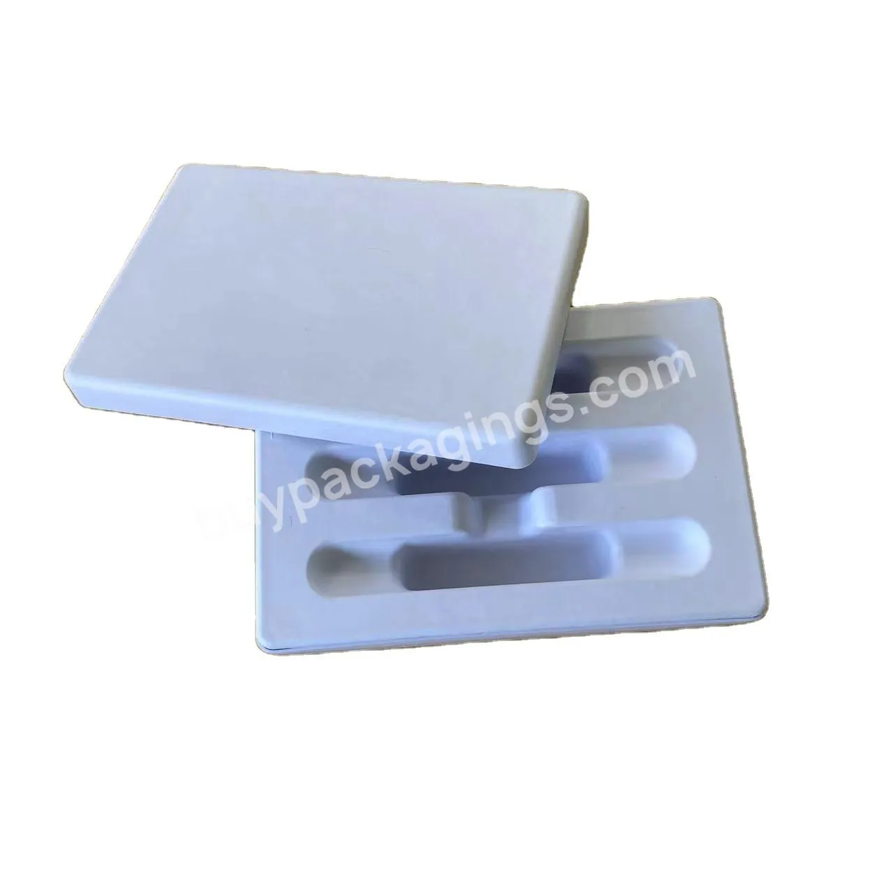 White Eco-friendly Wholesale Custom Logo Luxury Gift Printed Paper Molded Pulp Boxes Packaging