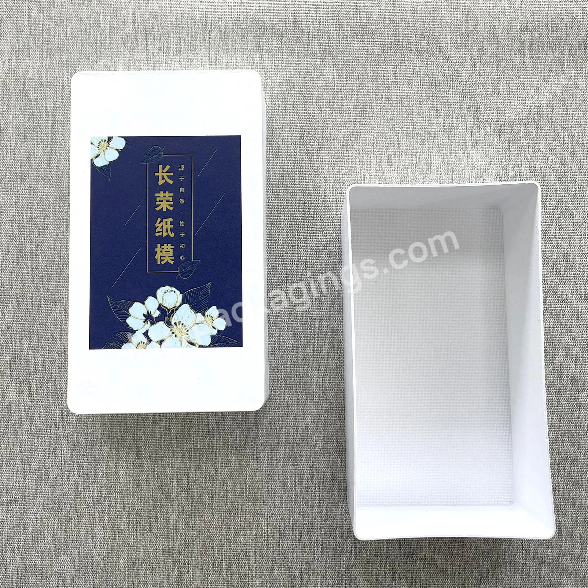 White Eco-friendly Wholesale Custom New Design Cell Phone Printed Paper Molded Pulp Boxes Packaging With Free Design