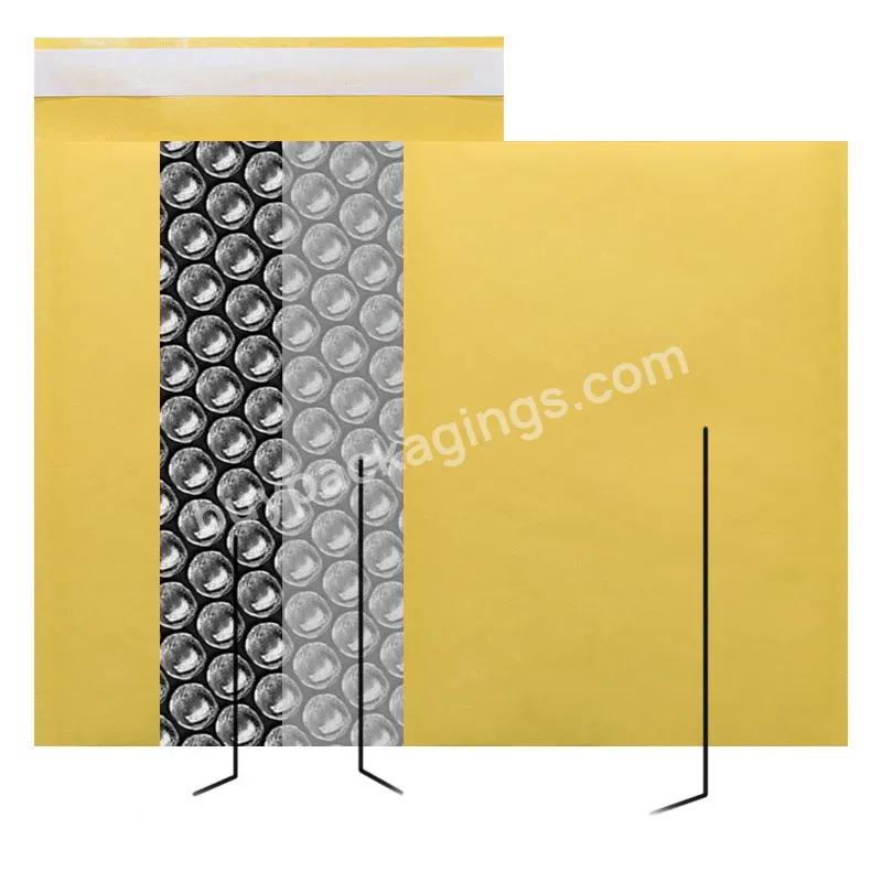 White Gray Black Recyclable Holigraphic Custom Biodegradable Padded Compostable Bubble Mailer Mailing Bag