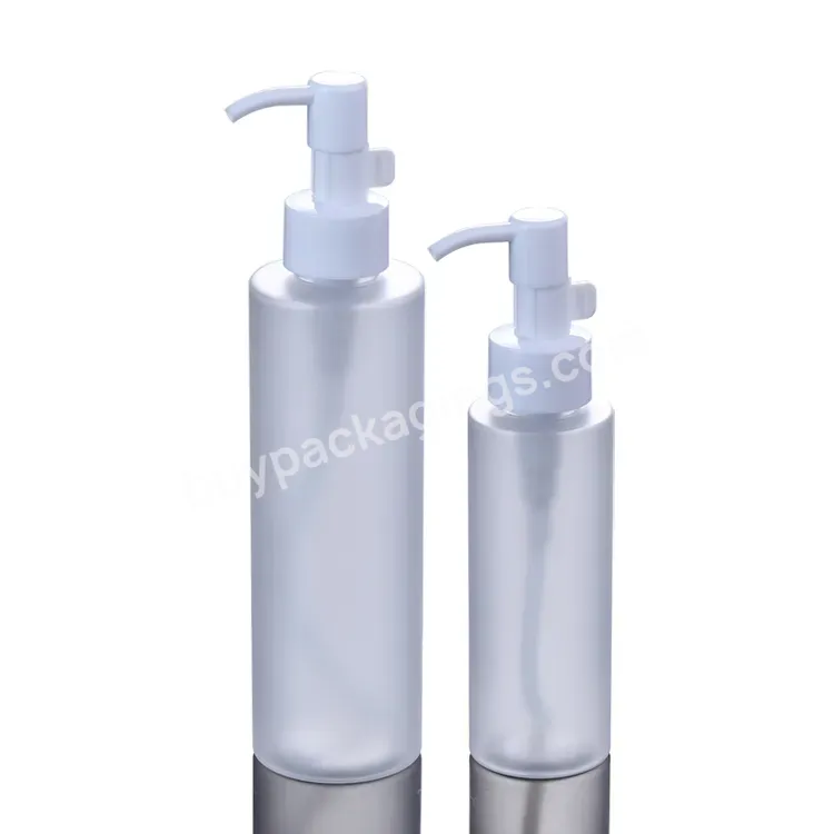 White Lotion Pump Bottle 200ml And 100ml Cosmetic Bottle Packaging