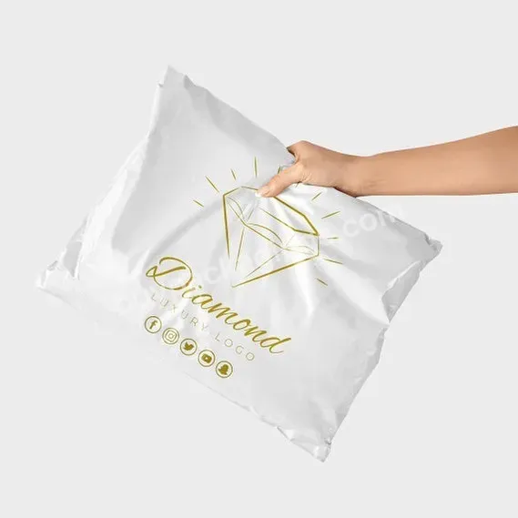 White Mailing Bags Custom Logo Courier Shipping Package Postage Poly Mailing Bags Plastic Shipping Mailing Bag