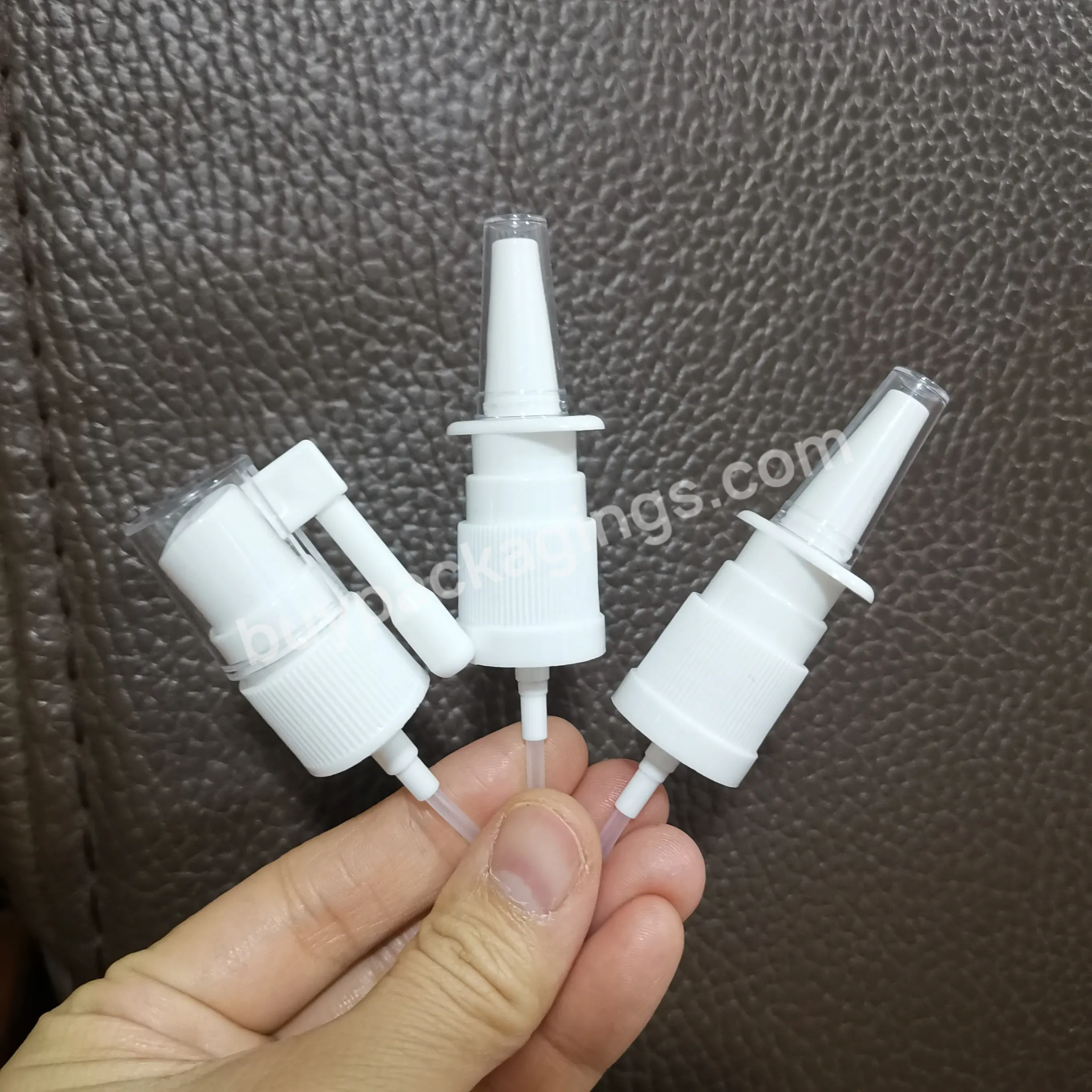 White Medical Nasal Spray Bottle 10ml Plastic Nasal Sprayer