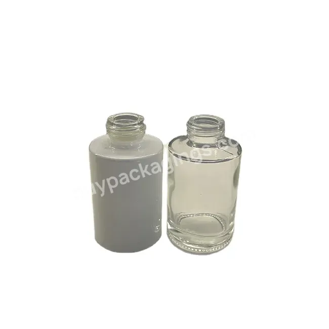 White Painted Glass Bottle For Cosmetic Packaging Bottle 30ml