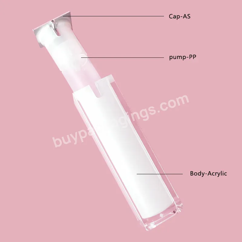 White Plastic Cosmetics Foam Pump Bottle Cleanser Cleansing 15ml 30ml 50ml 100ml Round Small Spray For Oil