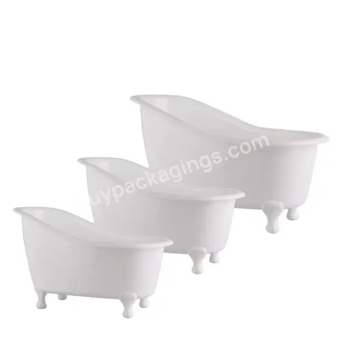 White Pp Mini Bathtub Shape Container Customized Shape Manufacturer/wholesale