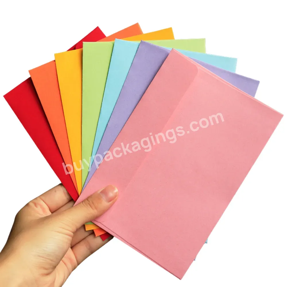 White Recycled Mini Paper Folding Square Envelope With Custom Kraft Paper Envelope