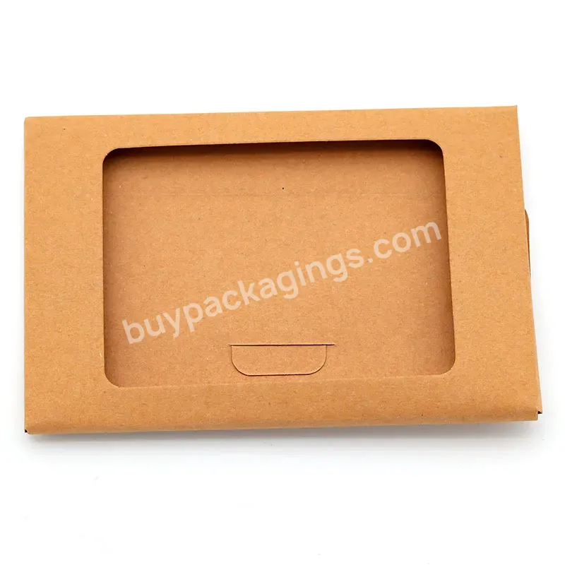 White Recycled Mini Paper Folding Square Envelope With Custom Kraft Paper Envelope