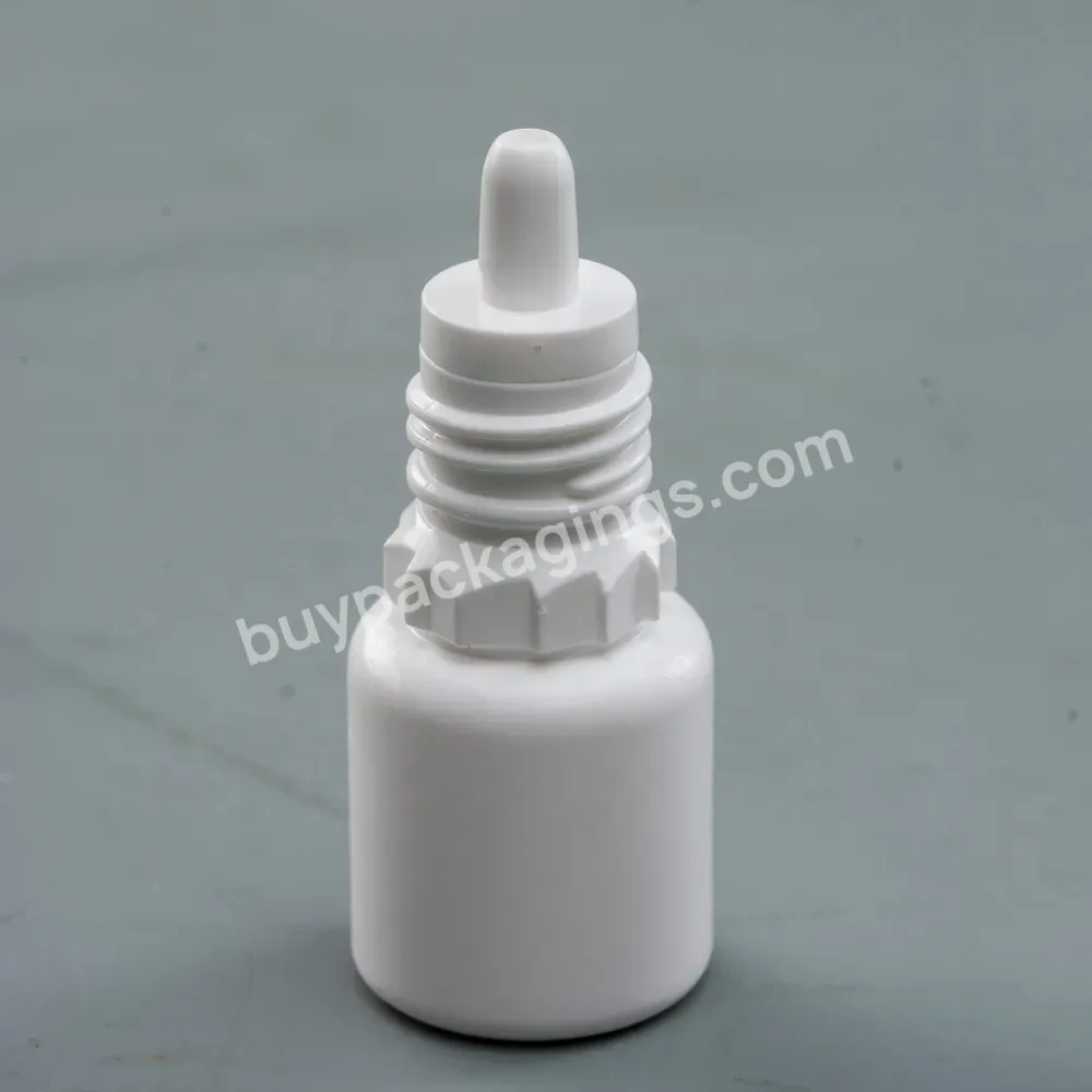 White Small Empty 5ml 10ml Round Plastic Liquid Eye Medicine Drops Packaging Container 5cc Aseptic Eye Dropper Bottle From China