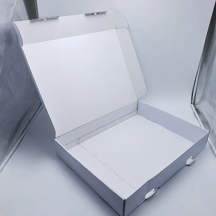 white storage carton mailing custom logo box