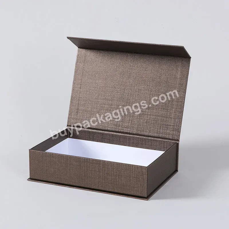 White Wholesale Custom Logo Premium Luxury Cardboard Paper Gift Wig Black Hair Extension Magnetic Cosmetic Packaging Box