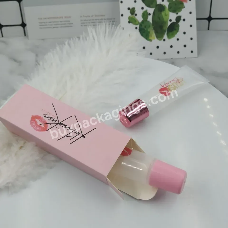 White,Black,Silver,Gold,Pink Empty Squeeze Soft Lip Gloss Tube In Stock 5ml/8ml/10ml/15ml Cosmetic Packaging