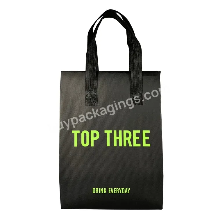 Whole Sale Eco-friendly And Low Price Foldable Supermarket Use Personalize Handle Pp Non Woven Bag