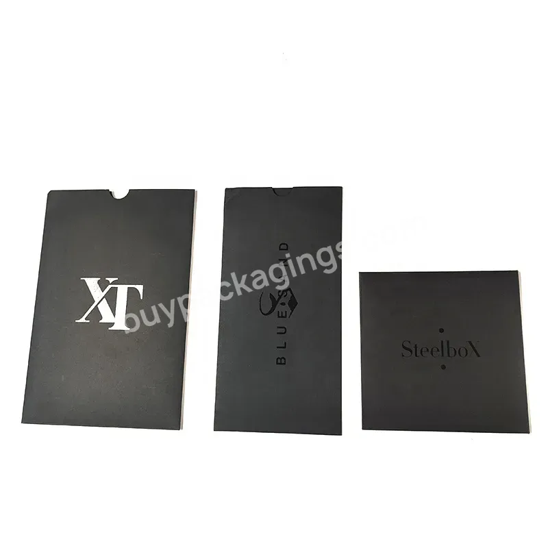 Whole Sale Shape Envelopes Black Paper Business Envelopes With Eyelet Paper Envelope With Rope