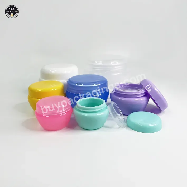 Wholesale 0.5oz 1oz 2oz Luxury Recyclable Cosmetic Plastic Jar For Body Lip Scrub Container