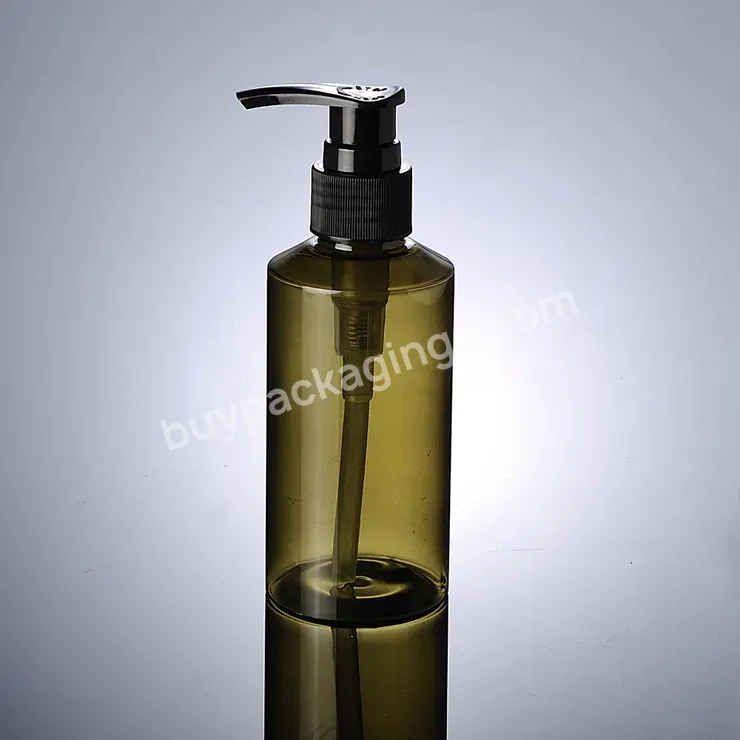 Wholesale 100 Ml Amber Bottles Pump 150ml Lotion Bottle Skincare Green Pet Green Plastic Bottles 100ml And 5oz Plastic Packaging