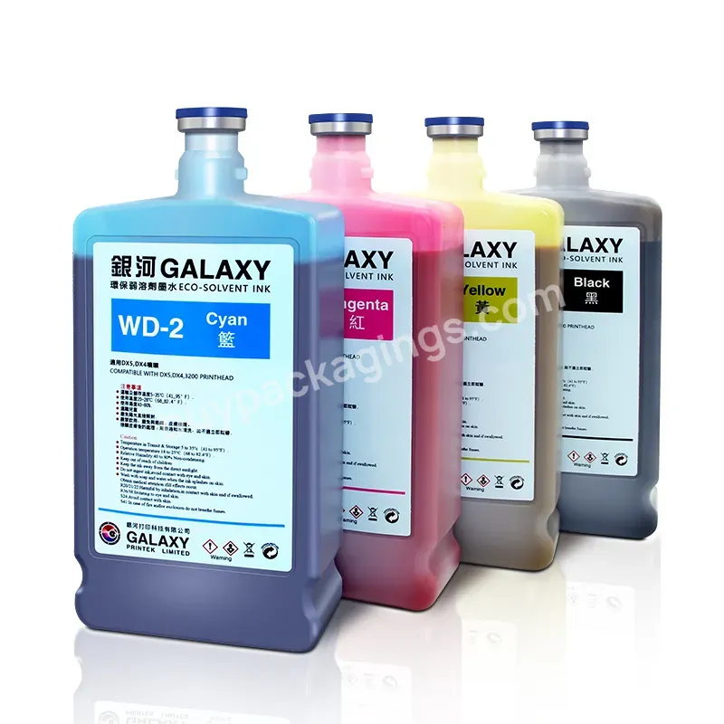 Wholesale 1000ml Galaxy Eco-solvent Ink Dx5 Eco Solvent Ink Dx4 Printhead Galaxy Eco-solvent Ink For Ep Printer