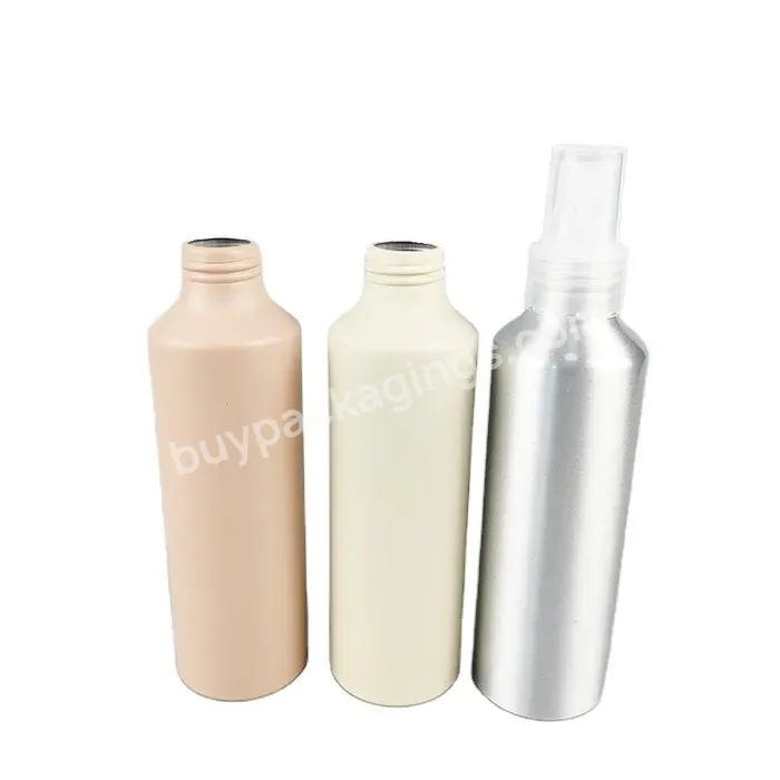 Wholesale 100ml 200ml 300ml 500ml Matte Finish Cute Custom Aluminum Spray Bottles Empty Aluminum Cosmetic Perfume Spray Bottle