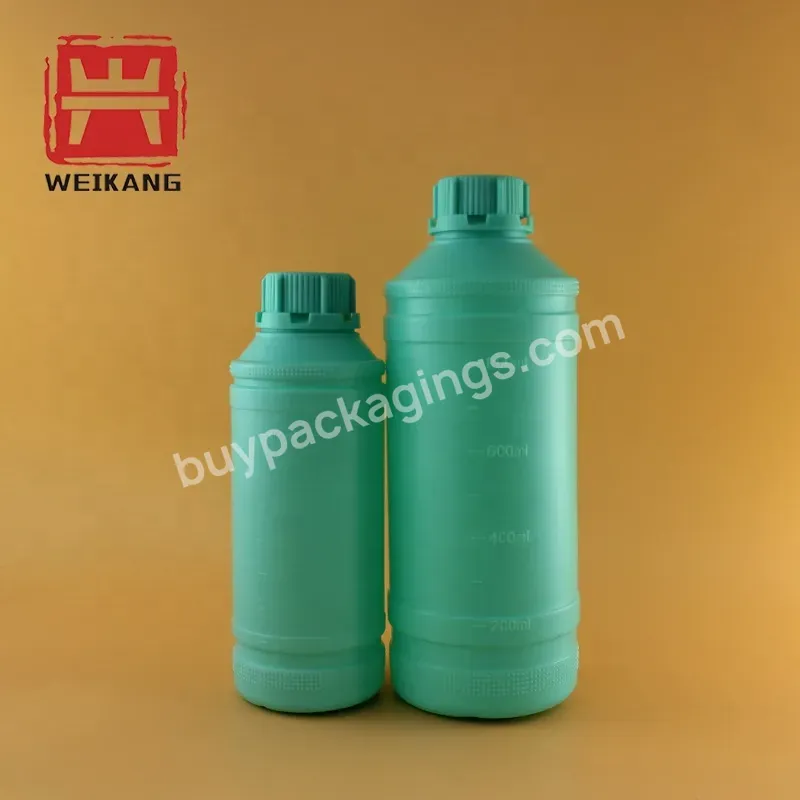 Wholesale 100ml 250ml 500ml 1000ml Empty Liquid Fertilizer Hdpe Plastic Bottle 1l Plastic Chemical Bottle