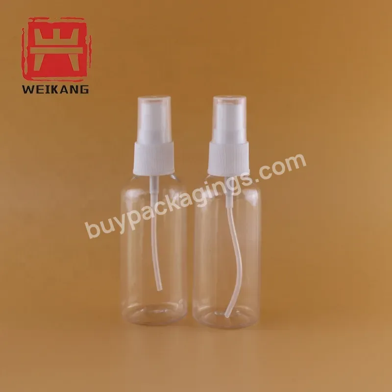 Wholesale 10ml 30ml 50ml 60ml 100ml Pet Pe Fine Mist Sprayer Bottle 16oz Round Plastic Spray Bottles With Sprayers