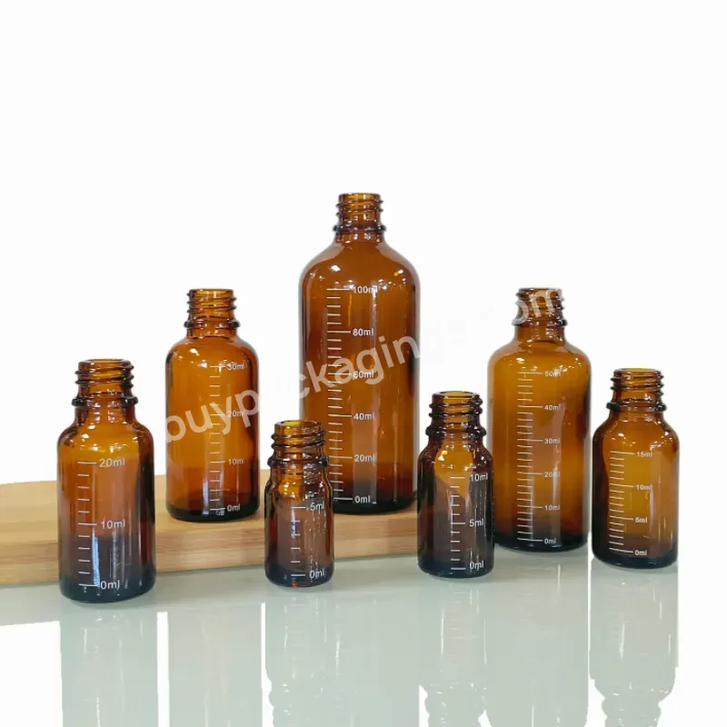 Wholesale 10ml 30ml 50ml Glass Dropper Bottle Amber Essential Oil Bottle Glass Dropper 1oz Tincture Bottle