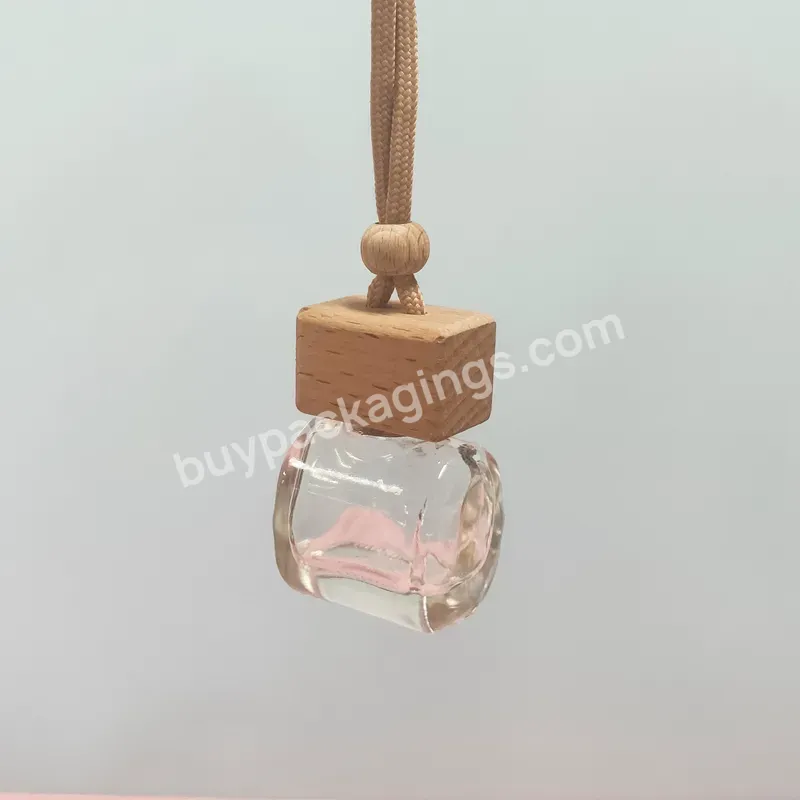 Wholesale 10ml Air Freshener Diffuser Empty Car Hanging Perfume Bottle With Wooden Cap - Buy Car Perfume Bottle,Car Perfum Diffuser Bottle,Car Hanging Perfume Bottle.